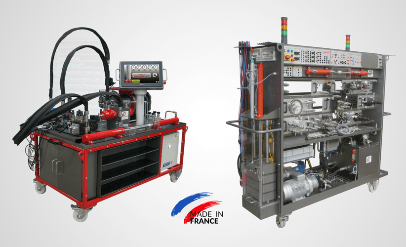 Didactic hydraulic benches