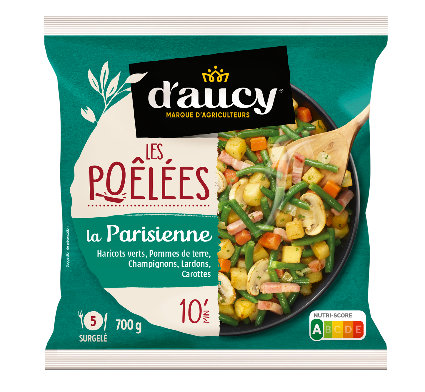 Frozen vegetables d'aucy (retail)