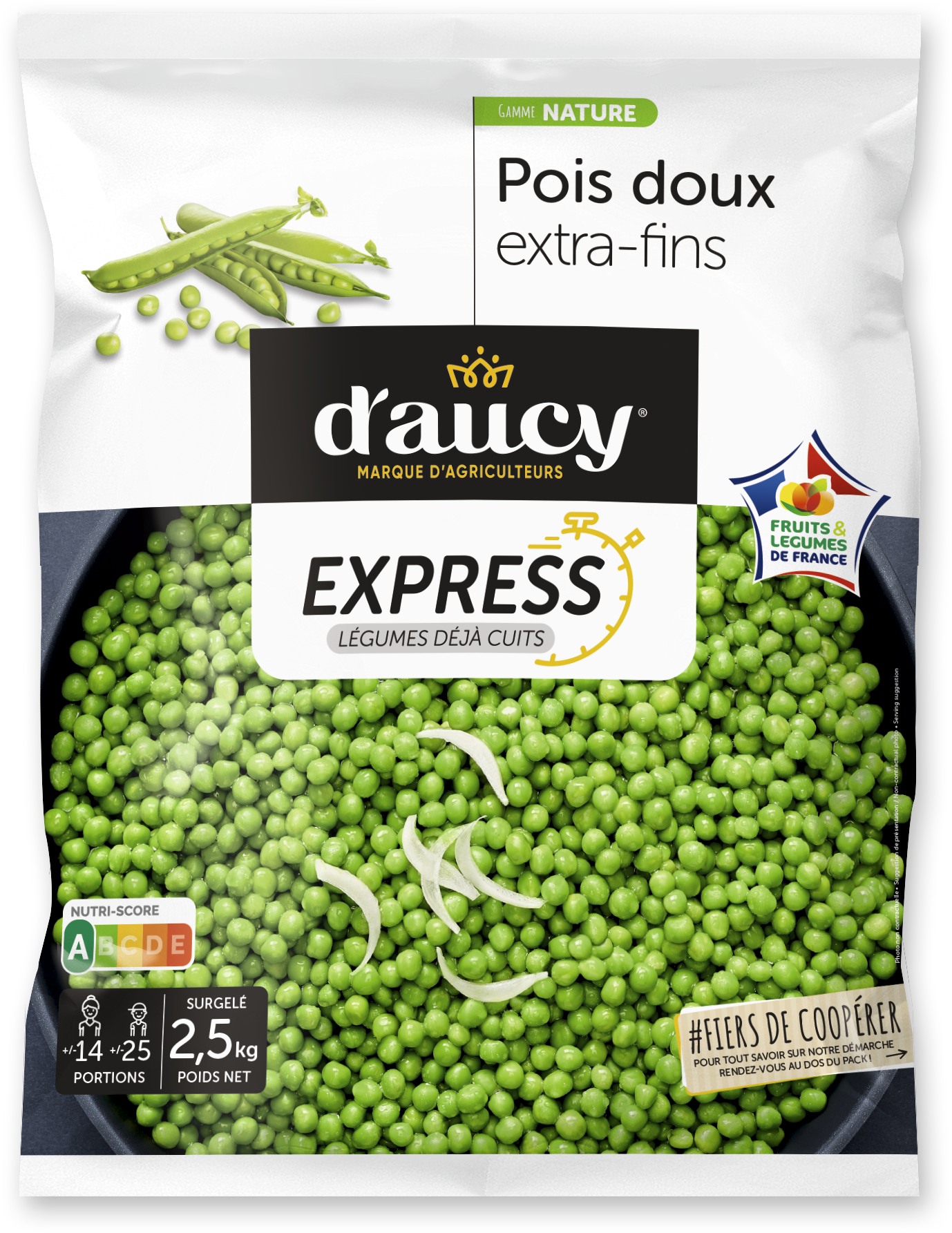 Frozen vegetables (food service)