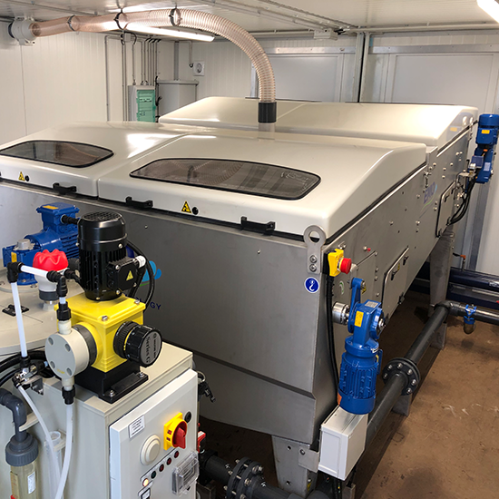 Gravity belt thickeners OMEGA V2 - sludge thickening @EMO