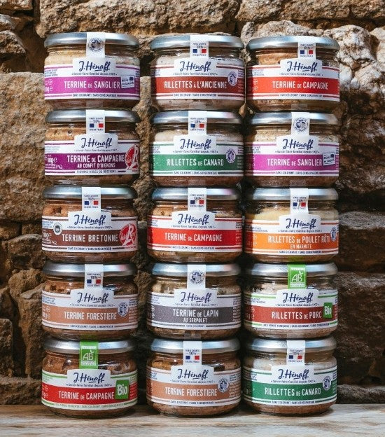 J. Hénaff – Authentic French Terrines and Rillettes for Specialty Food Stores | Glass jars 180g