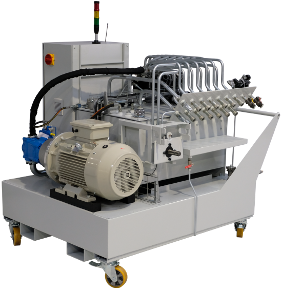 Hydraulic systems and testing facilities