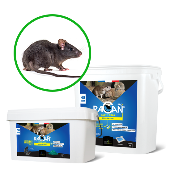RACAN rodenticide range