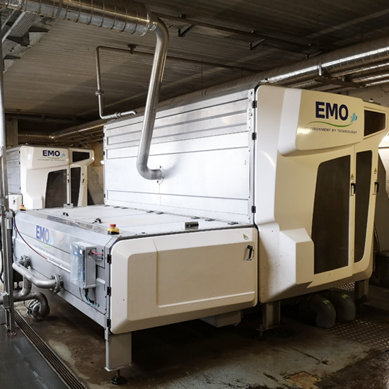 Belt filter press OMEGA NHP - sludge dewatering @EMO