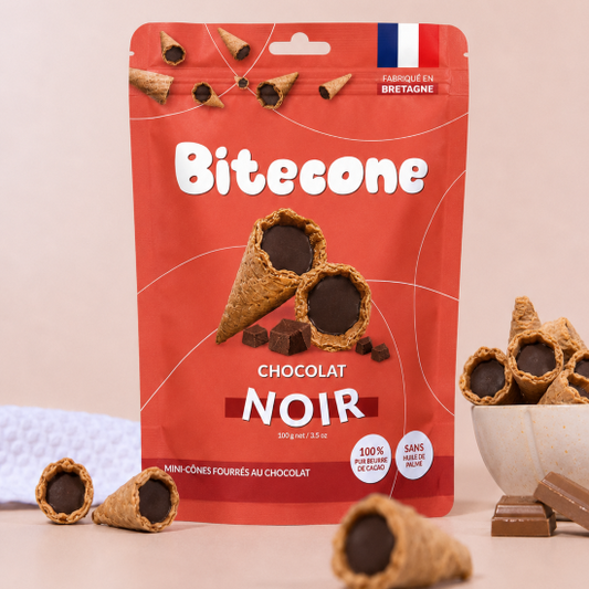 Bitecone – mini cones filled with dark chocolate