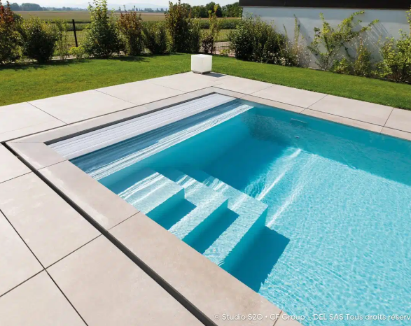ROLLINSIDE in-ground automatic slatted cover