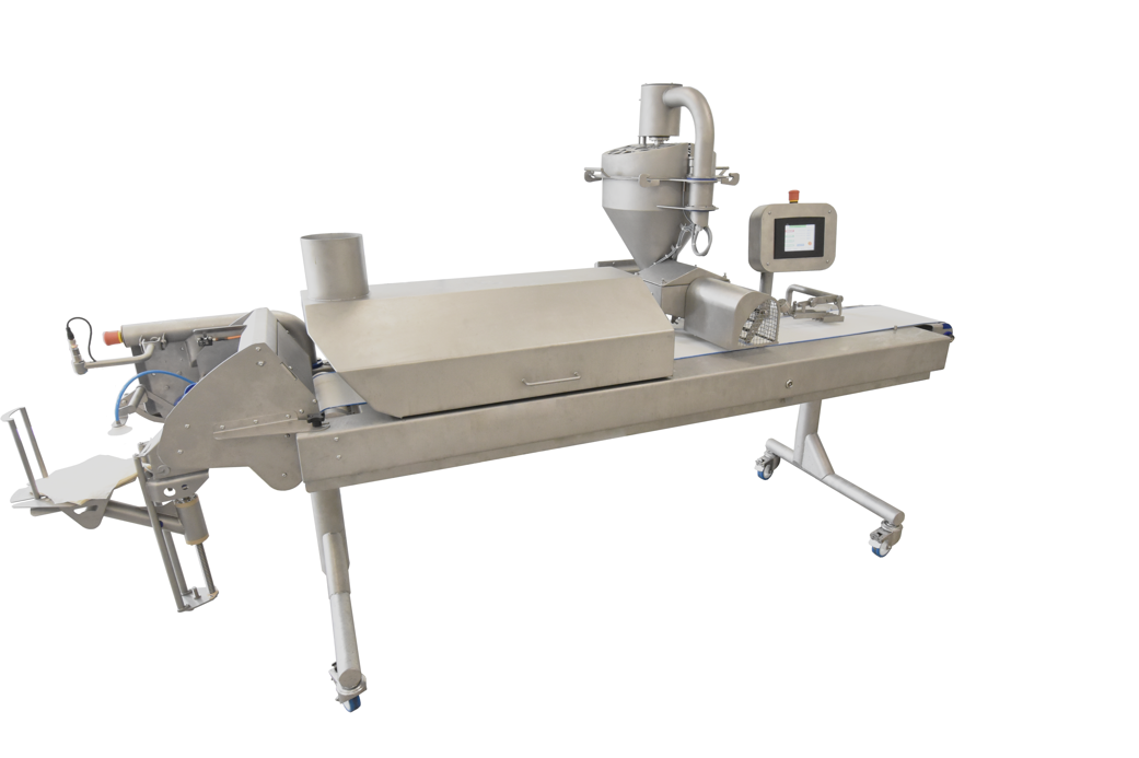Spring rolls production for catering machine