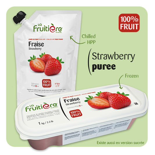 Strawberry puree 100% 1kg